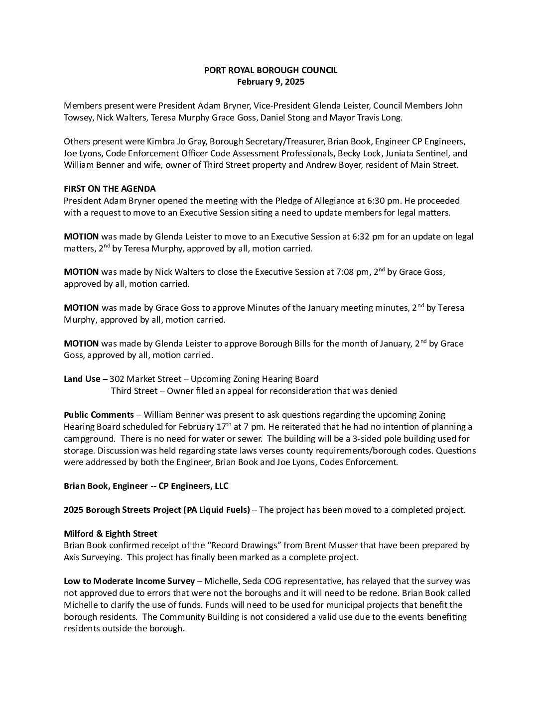 Thumbnail of the first page of 'Council Minutes – April 13th, 2026'
