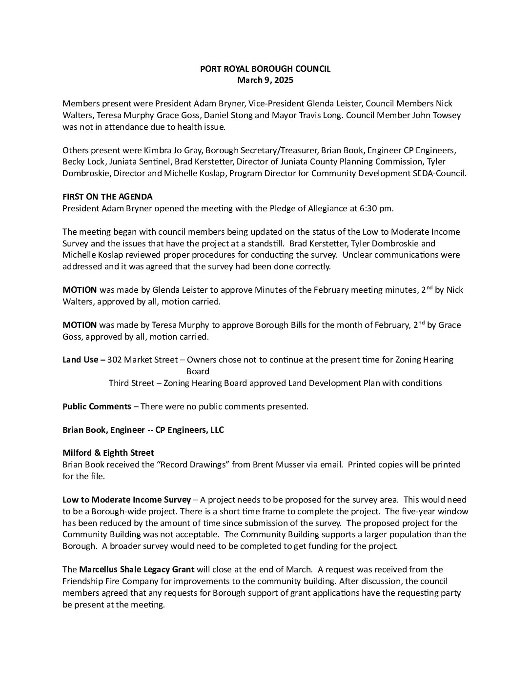 Thumbnail of the first page of 'Council Minutes – May 10th, 2026'